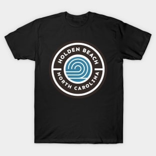 Holden Beach, NC Waves Summer Vacationing T-Shirt